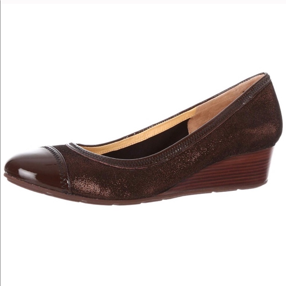 Cole Haan | Milly Nike Metallic Round Toe Flats